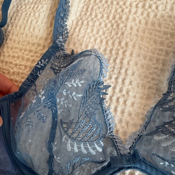 Simone Pérèle NWOT Bloom Embroidered Underwire bra 32C - Picture 4 of 4